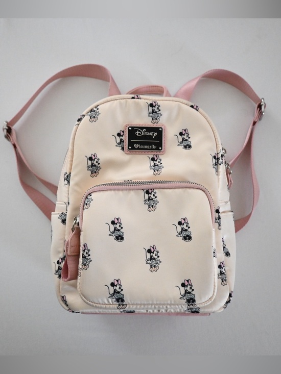 Loungefly Handbags - Disney Minnie Mouse Loungefly Mini Satin Backpack Bag